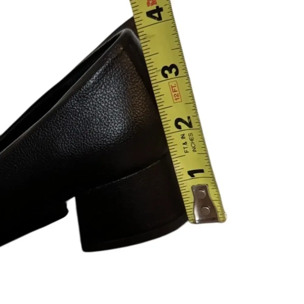 H By HALSTON DejaVu Black Dress Heeled Shoe SZ 7